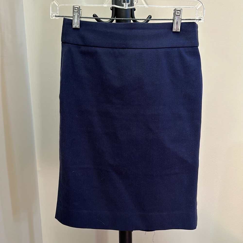 Banana Republic blue suit skirt